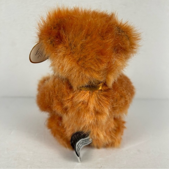 NWT TY Vintage Beanie Attic "CLAY" FUZZY BROWN bear - Picture 3 of 6